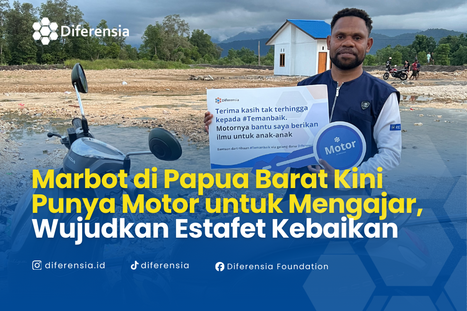 Marbot di Papua Barat Kini Punya Motor untuk Mengajar, Wujudkan Estafet Kebaikan